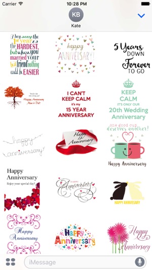 Happy Anniversary Love Sticker Pack(圖4)-速報App