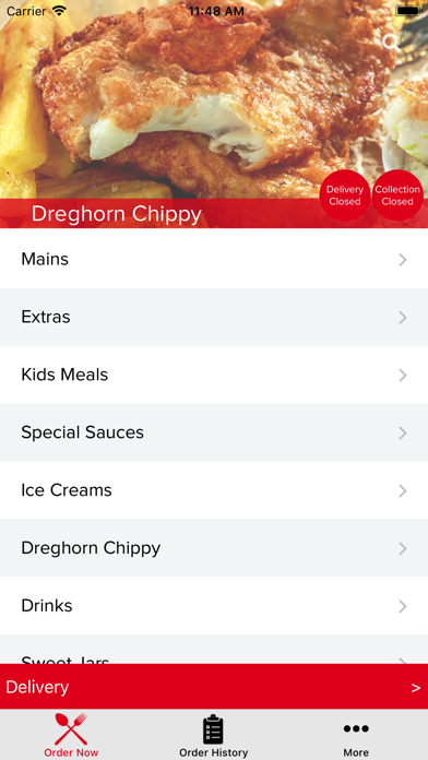Dreghorn Chippy KA11 4EG screenshot 2