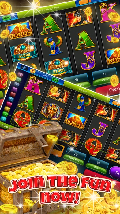 Egyptian King TUT Slot Machine screenshot 2