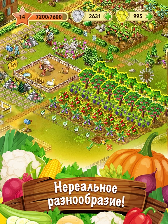 Ферма Джейн HD для iPad