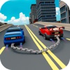 Toon Chained Cars Racing Game