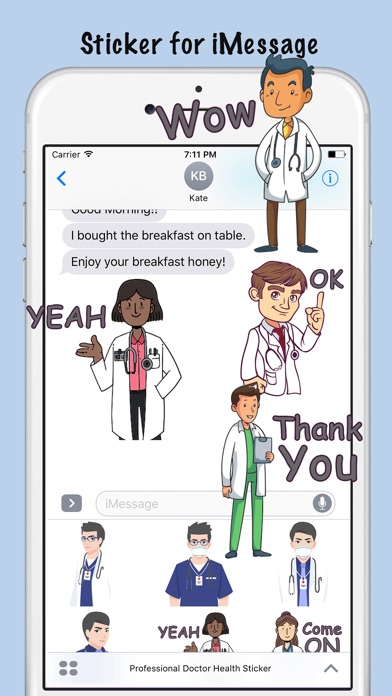 Pro Doctor Health Stickers screenshot 3