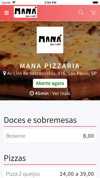 Maná Pizzas