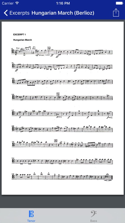 Trombone Excerpts screenshot-3