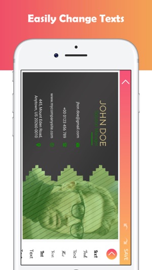 Business Card, Name Card Maker(圖8)-速報App