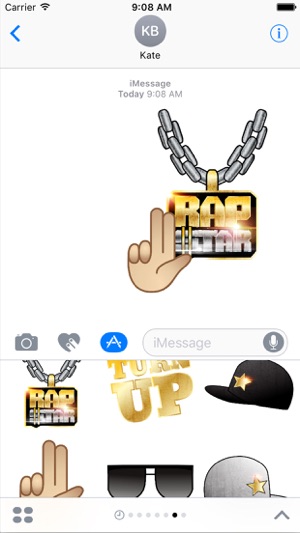 Rap Star Stickers for iMessage(圖1)-速報App