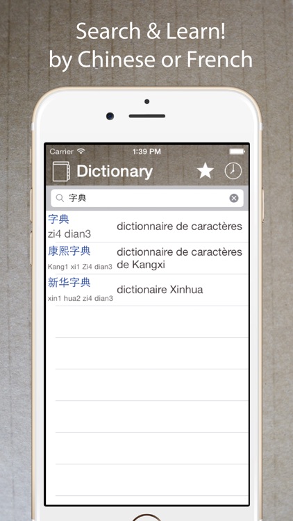 Chinese French Dictionary 法中词典