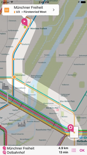 Munich Rail Map Lite(圖3)-速報App