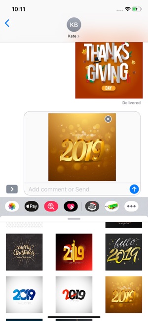 Holiday Stickers: 2019