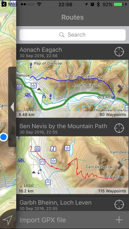 Ben Nevis & Glen Coe Maps