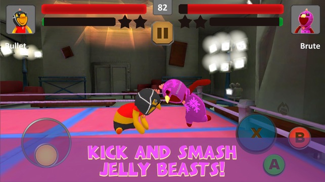 Jelly Superhero Box Fight