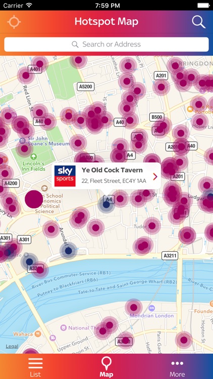Sky WiFi Finder – with Sky Sports hotspot venues