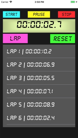 Easy Stopwatch With Laps(圖1)-速報App