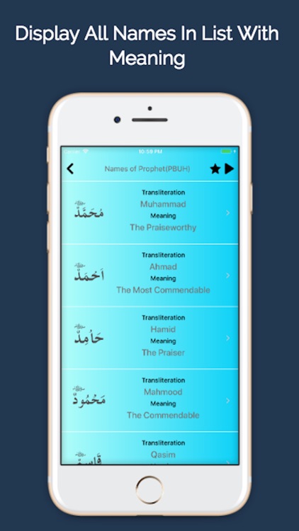99 Names Of ALLAH & Prophet