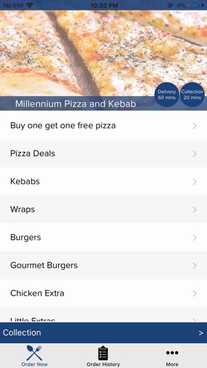 Millennium Pizza and Kebab