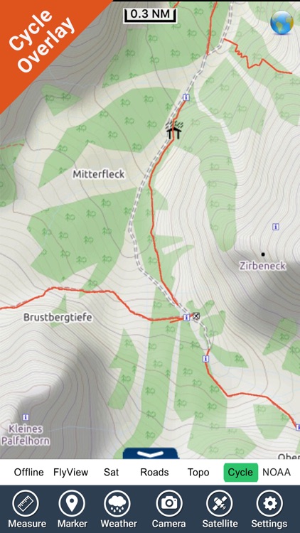 Berchtesgaden National Park - GPS Map Navigator screenshot-3