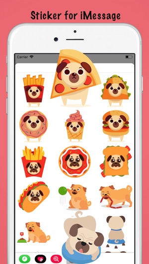 Adorable Baby Pug Sticker(圖3)-速報App