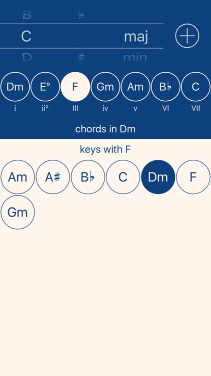 chords/keys