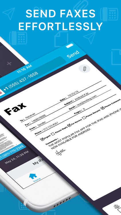 iFax: Send fax receive fax app