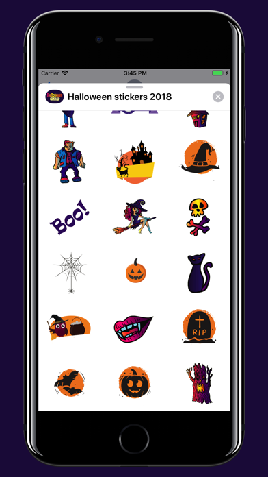 Halloween stickers and emoji screenshot 2