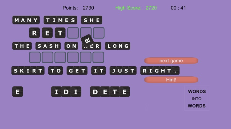 WORDS into WORDS screenshot-6