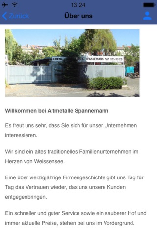 Altmetalle Spannemann screenshot 2