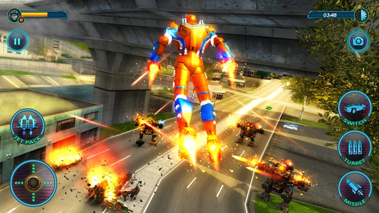 Super Iron Robots Battle Zone