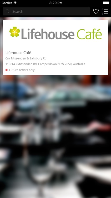 Lifehouse Cafe