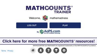 How to cancel & delete MATHCOUNTS Trainer from iphone & ipad 1