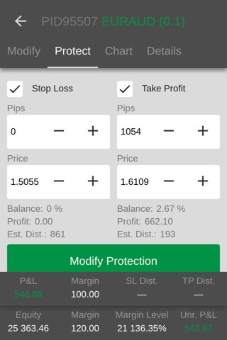 FIBO Forex cTrader screenshot 2