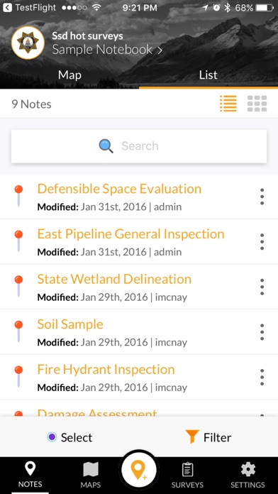 SSD HOT Survey App screenshot 2