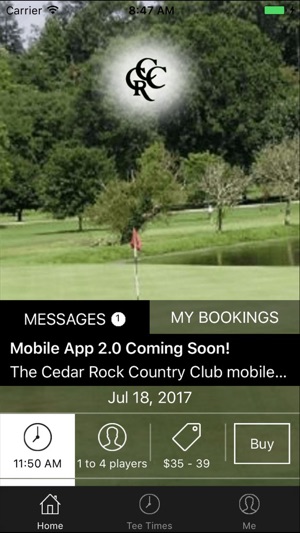 Cedar Rock Golf Tee Times(圖1)-速報App