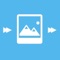 Combine multiple photos together into one movie with Slideshow