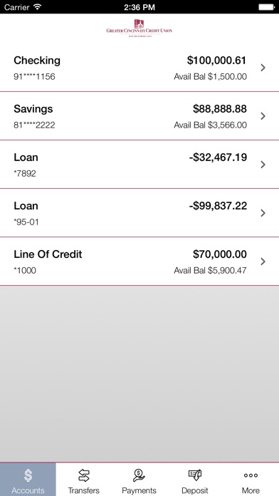 Greater Cincinnati CU Mobile screenshot 3