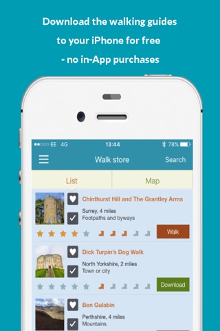 iFootpath - Walking Guides screenshot 2