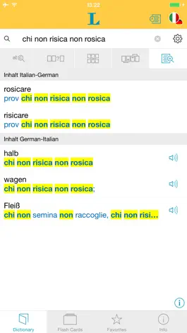 Game screenshot German Italian XL Dictionary apk