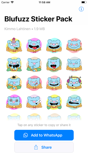 Blufuzz Animated Stickers(圖2)-速報App