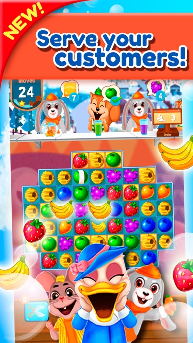 Sweet Fruit Jam Match 3 Game screenshot 4