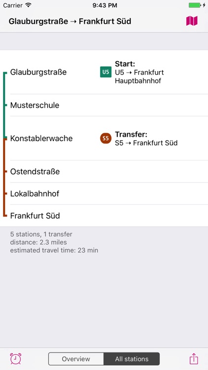 Frankfurt Rail Map screenshot-3
