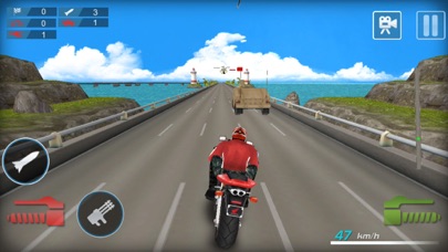 Crazy Motorbike Shooter 3D screenshot 2