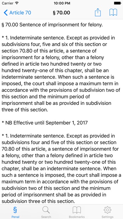 New York Penal Law