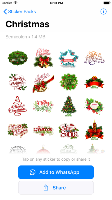 How to cancel & delete WAStickers Christmas from iphone & ipad 3