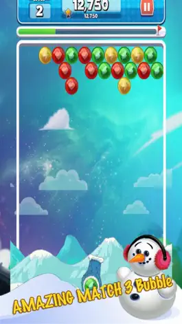 Game screenshot Snowman Bubble Play apk