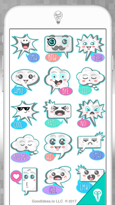 Wordy Balloon Stickers screenshot 3