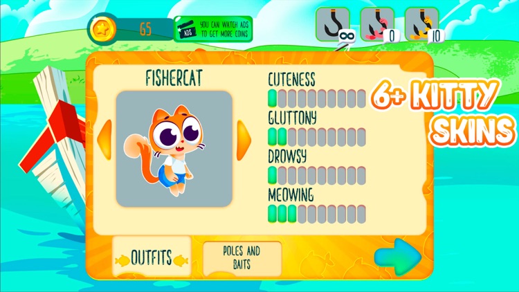 Kitty Paradise - Cat Fishing screenshot-3