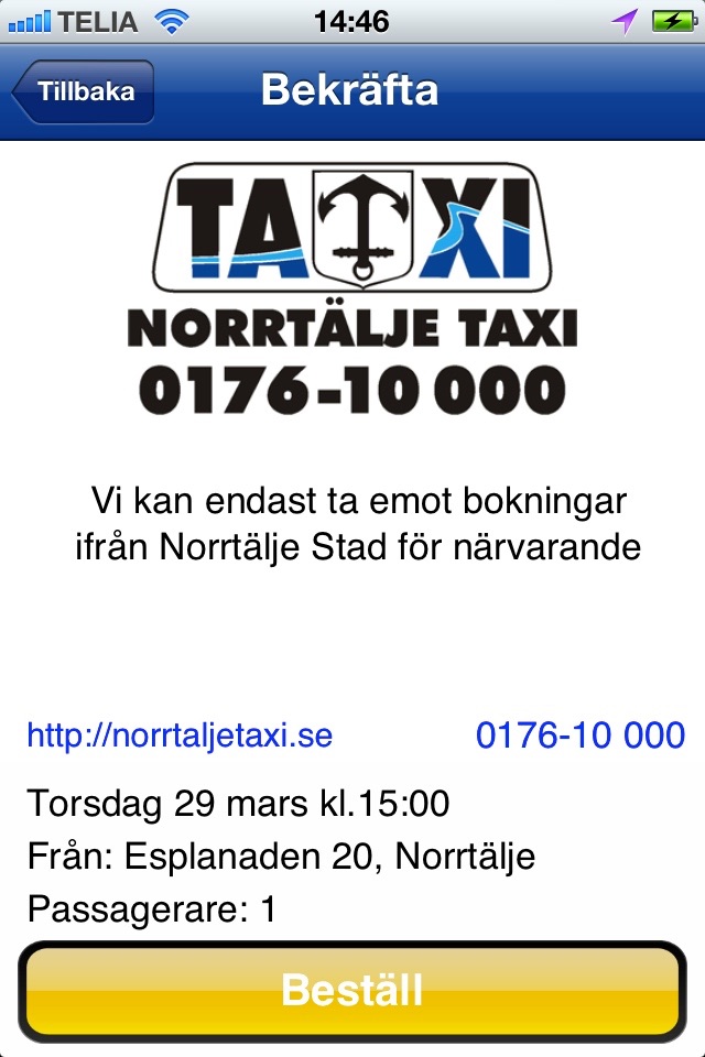 Norrtälje Taxi screenshot 3