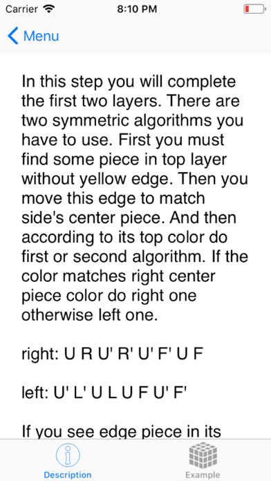 Guide for Rubik's Cube screenshot 2