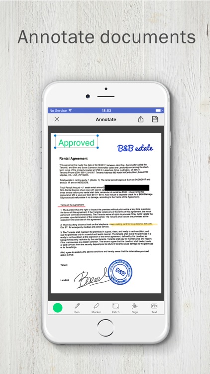 PDF Scanner app by FineScanner screenshot-0