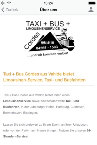 Taxi + Bus Cordes screenshot 2