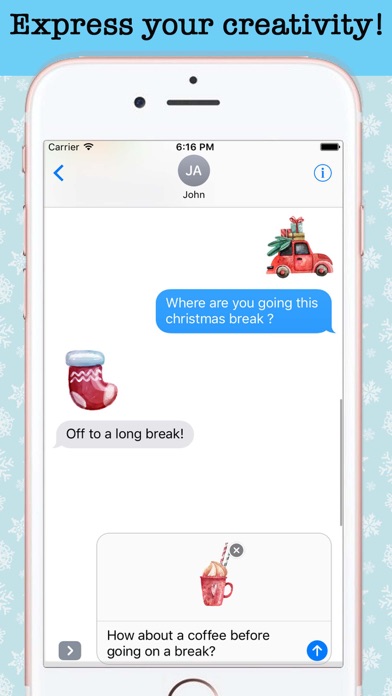 How to cancel & delete Watercolor Christmas Stickers from iphone & ipad 4